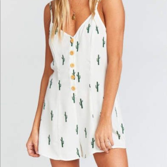Show Me Your MuMu Pants - Show Me Your MuMu | Remy Romper Cactus NWT | M